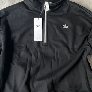 ALO Yoga Black Zip-Up Jacket